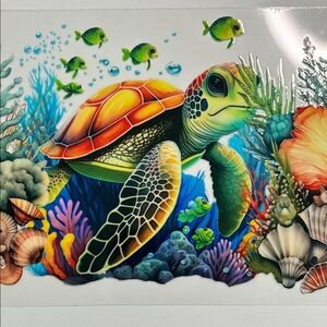 Sea Turtle Cup Decal